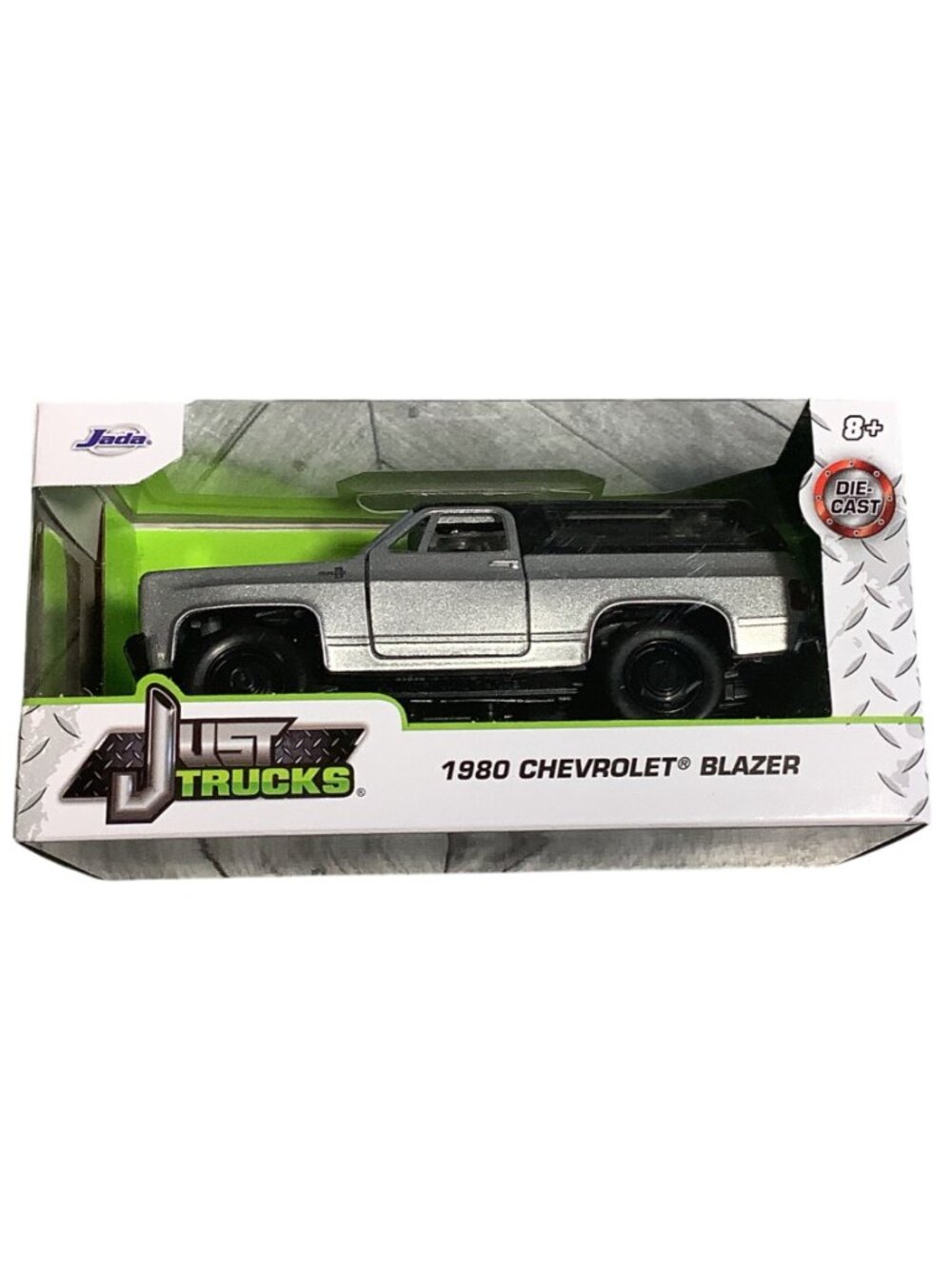 Jada Just Trucks 1980 Chevrolet Blazer Die-Cast Model Silver Collectible Toy